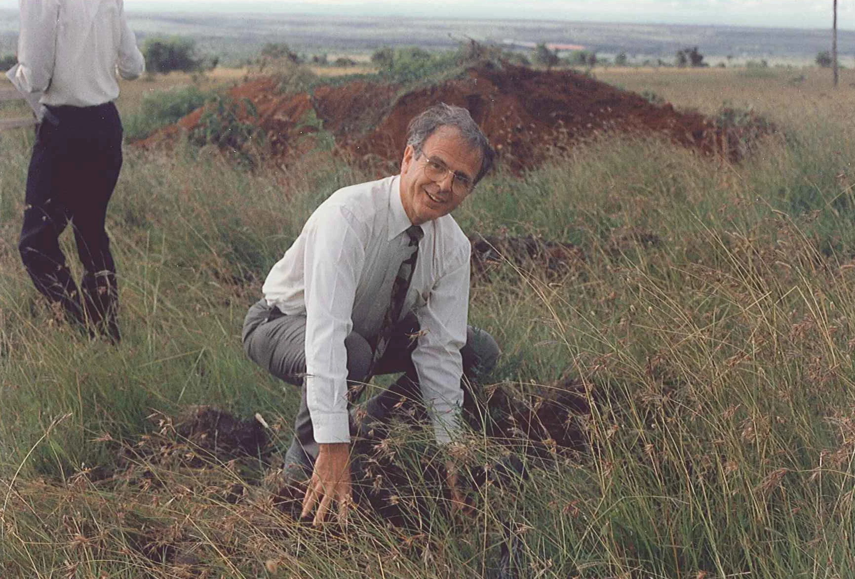 Dr. Ray Hostetter at the Athi River Campus in Kenya, 1993