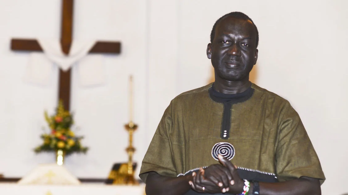 Reverend John Chol Daau, former 'Lost Boy' of Sudan, Daystar graduate and Pastor