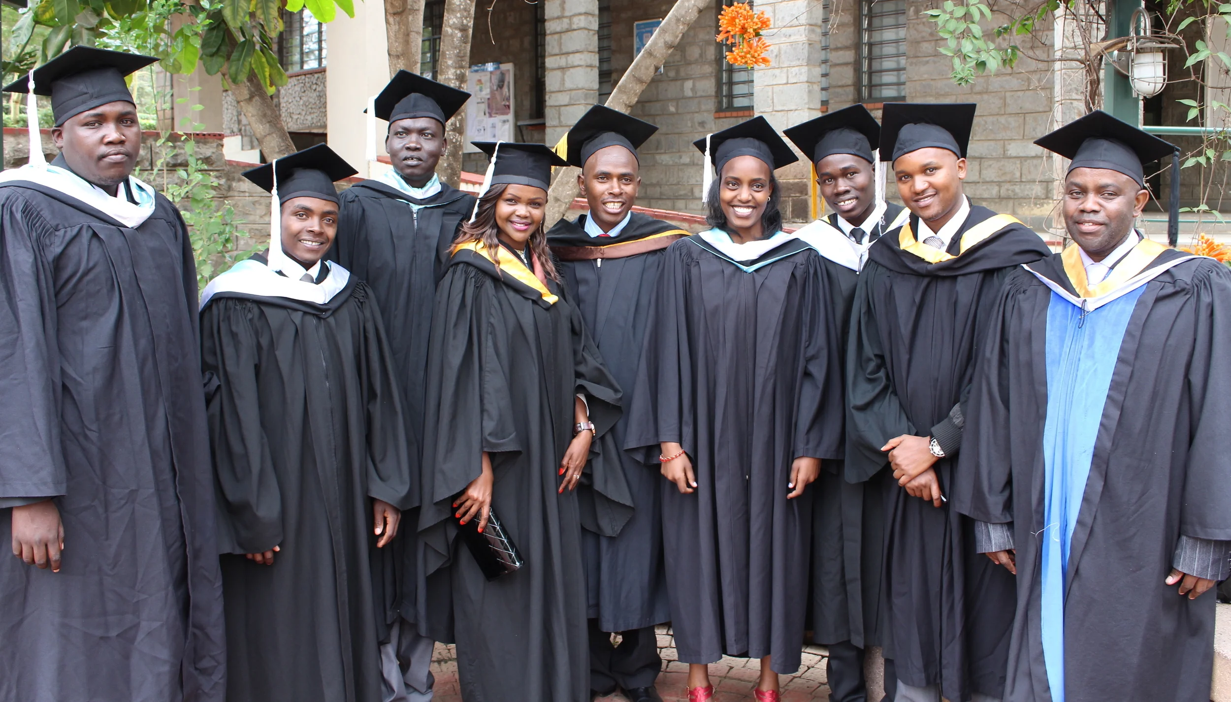 These are some of the 24 Daystar U.S. Scholarship Students that graduated this June.