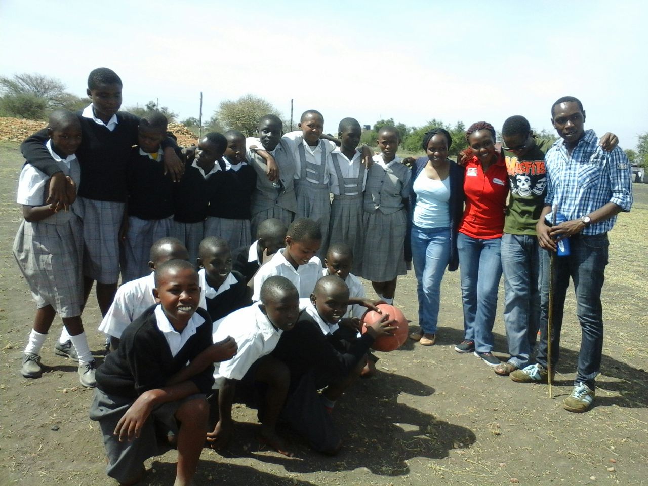 Some of the Mulandi students with LPT members.