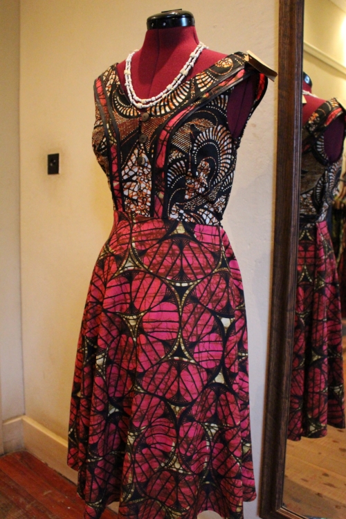 The women at Amani make beautiful, handmade goods including jewelry, clothing, and quilts.