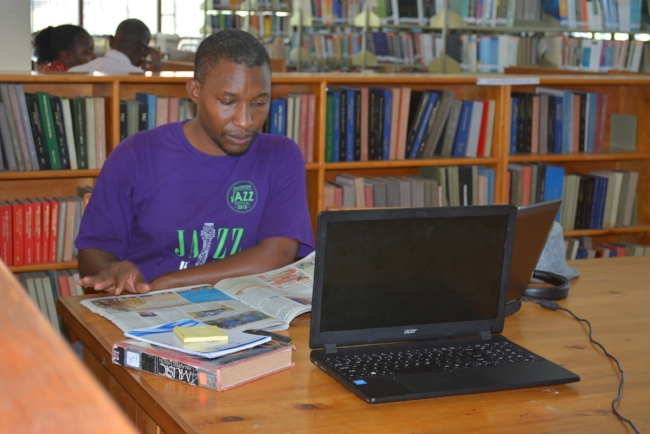 When Ephantus was awarded a Daystar U.S. scholarship he was able to focus on his studies instead of worrying about how to pay his tuition.