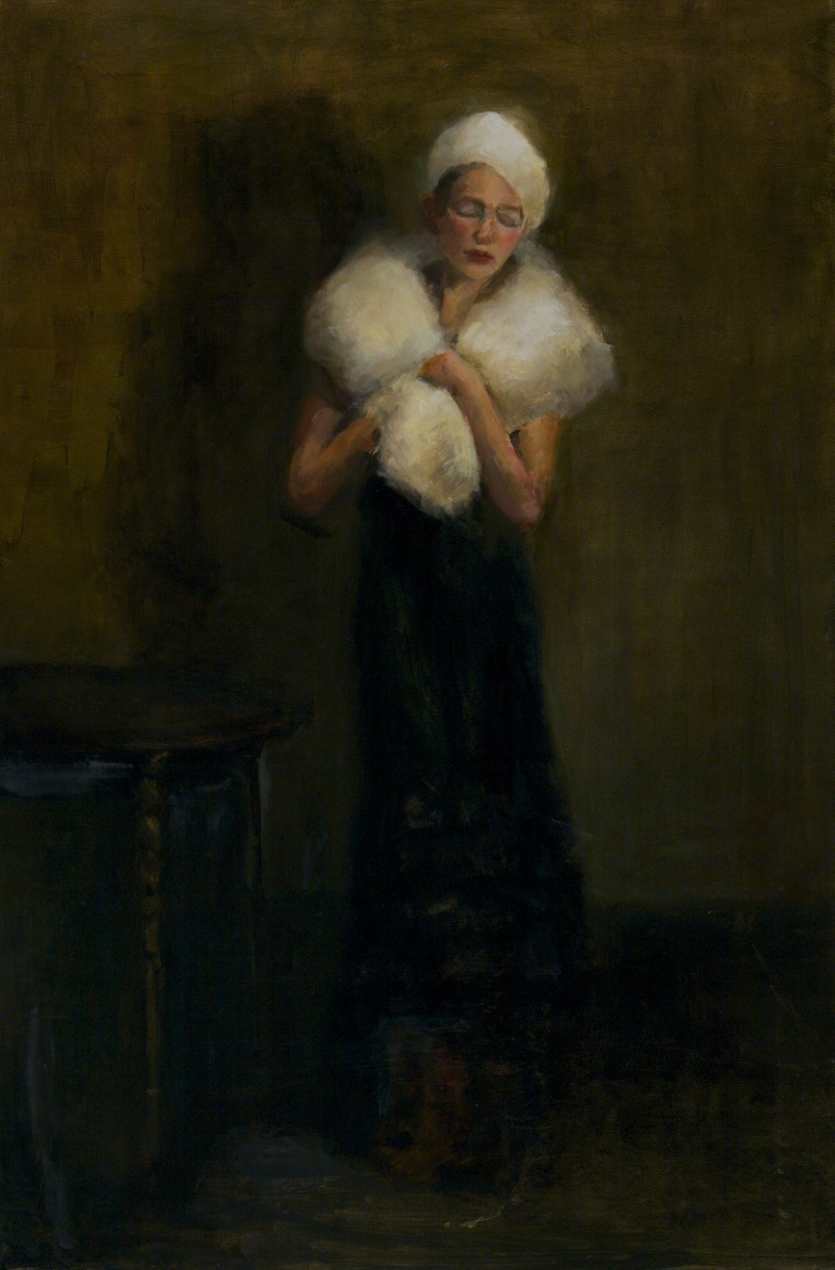Loni with Ermine