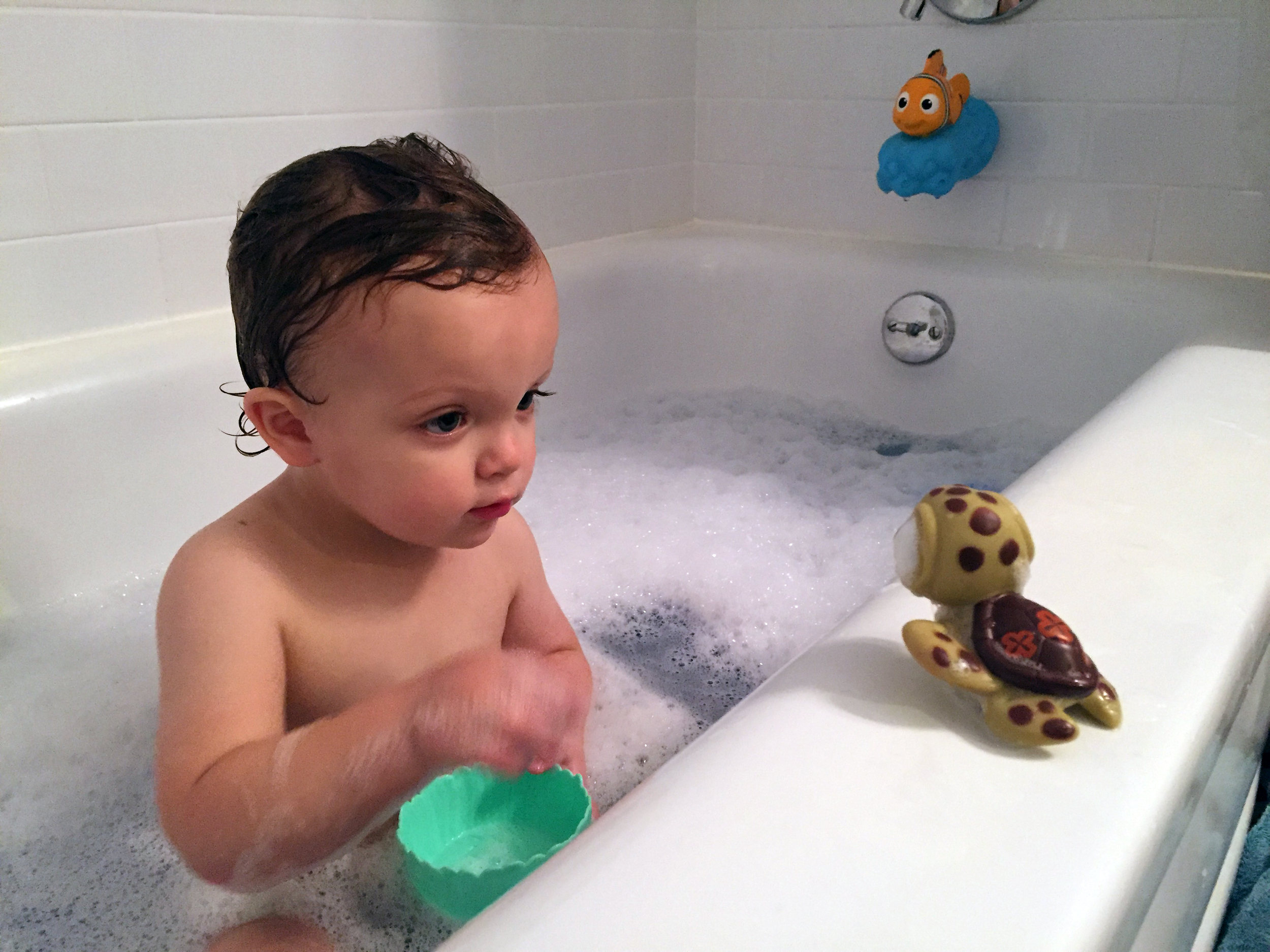 a bath time necessity...