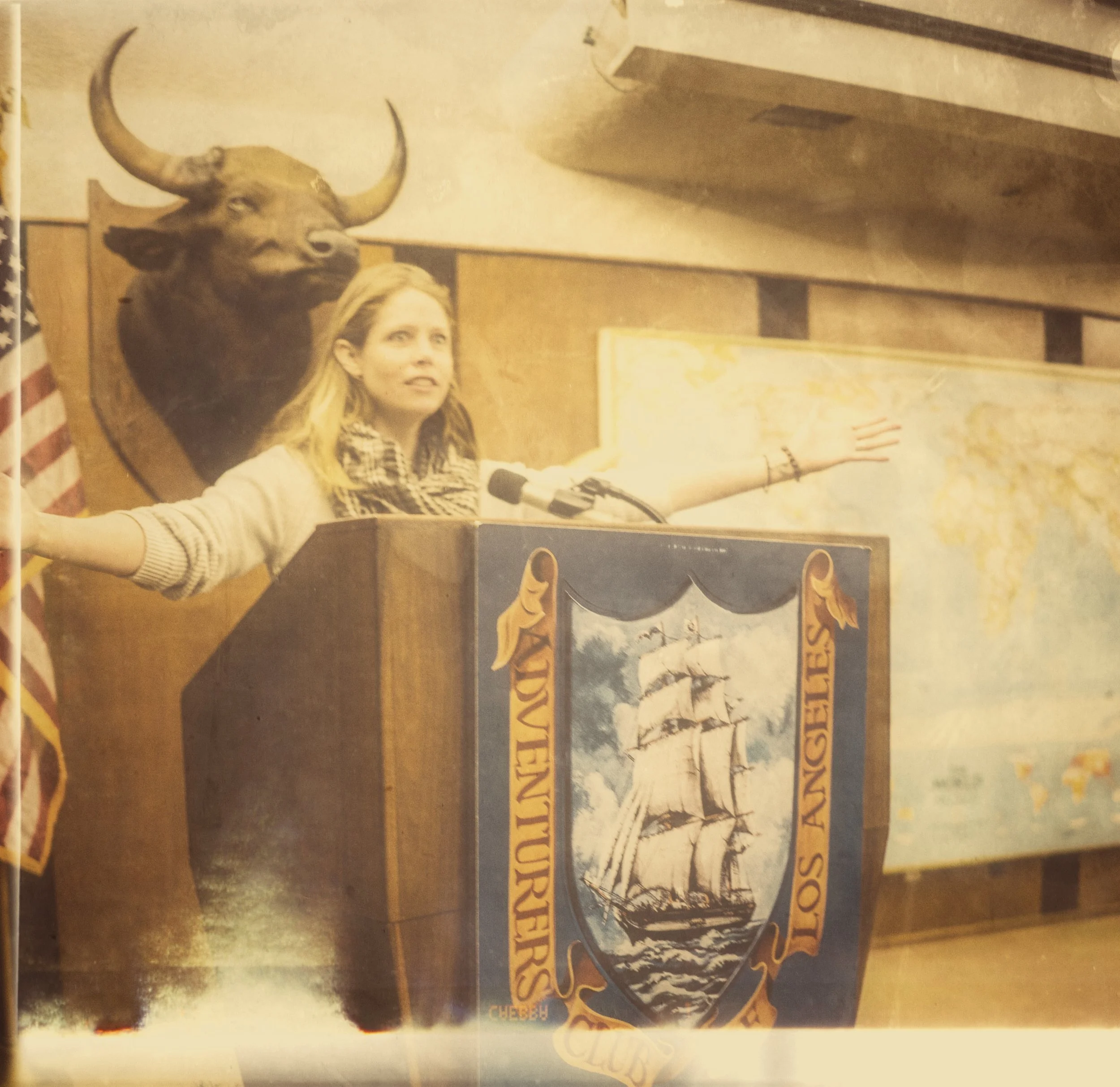 Speaking to the ENTIRE room at the Adventurers’ Club of Los Angeles