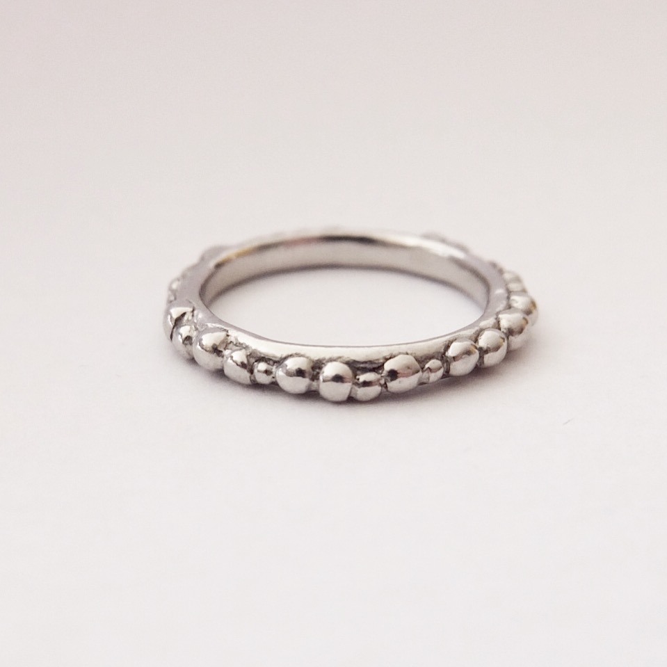 Platinum Granulation Ring