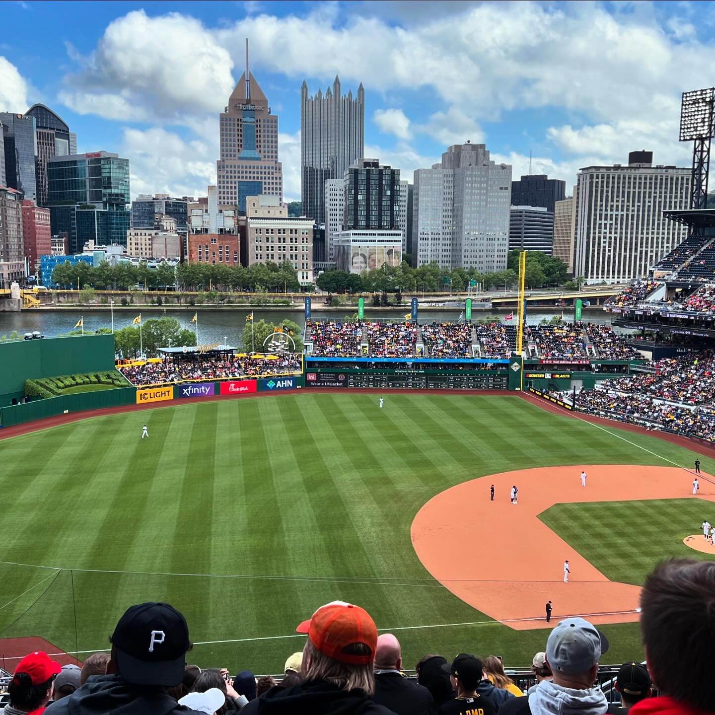 Stepping into PNC Park for the first time was unforgettable! As a proud Pittsburgher rooting for the Cubs, I felt a connection to my grandfather&rsquo;s dreams on the pitching mound. With friends and @pulledanadam by my side, we soaked in the electri