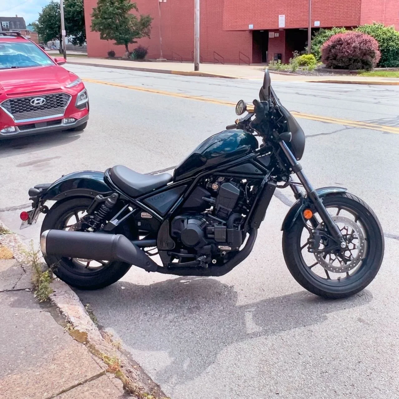 Little sneak peek from today&rsquo;s photo shoot 👀 🏍️
.
.
.
.
.
#hondarebel1100 #motorcycle #riding