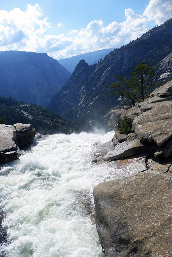 Top of Nevada Falls