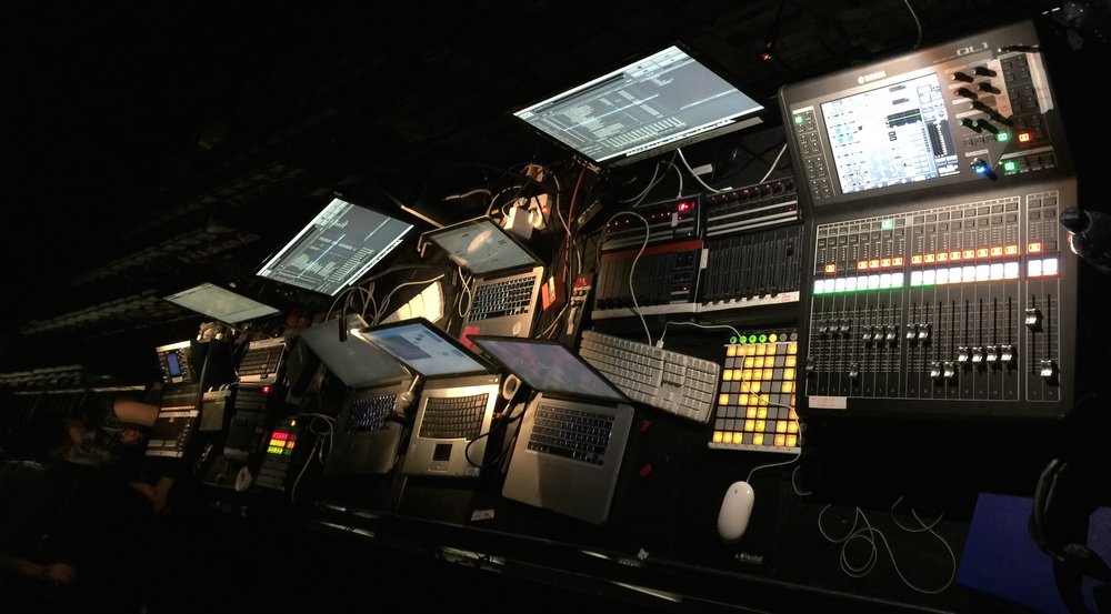 And lots of sound equipment