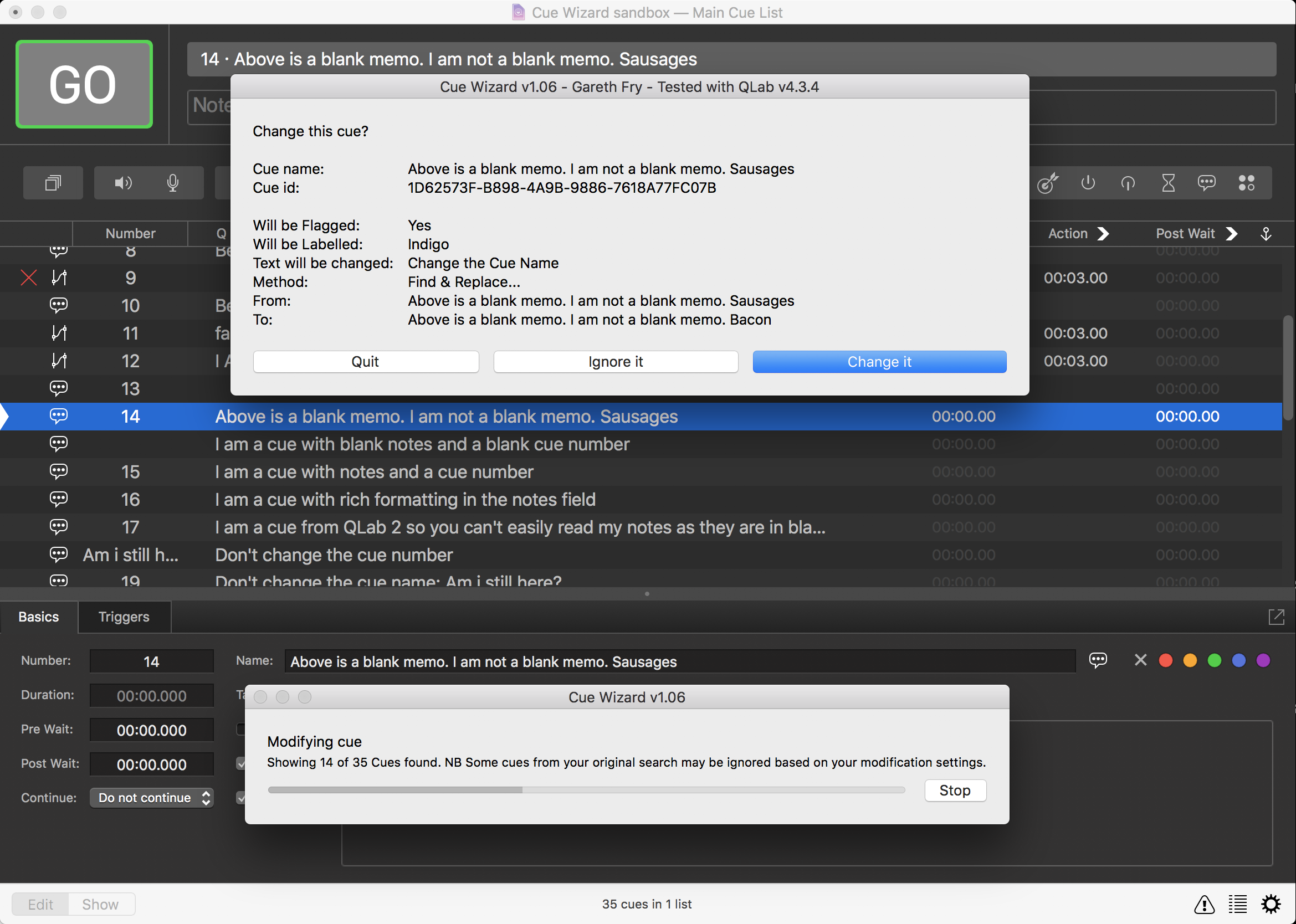 how to stop a cue in qlab how to stop a cue in qlab