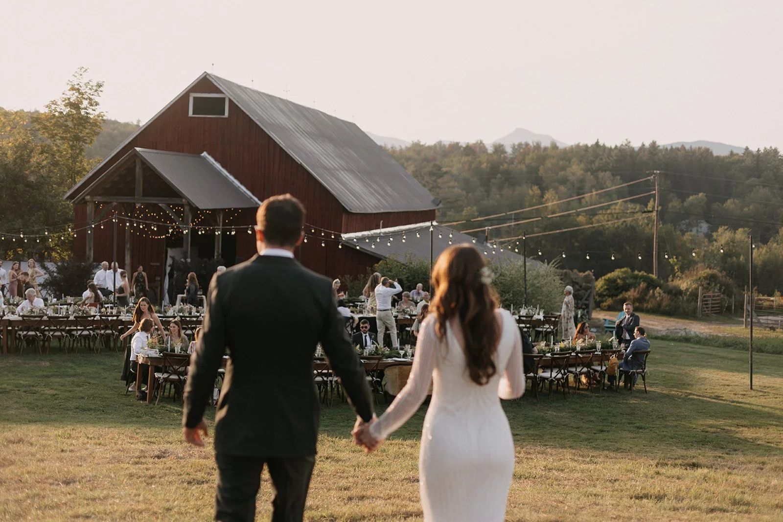 Romantic Farm Wedding in the Rolling Hills of Vermont