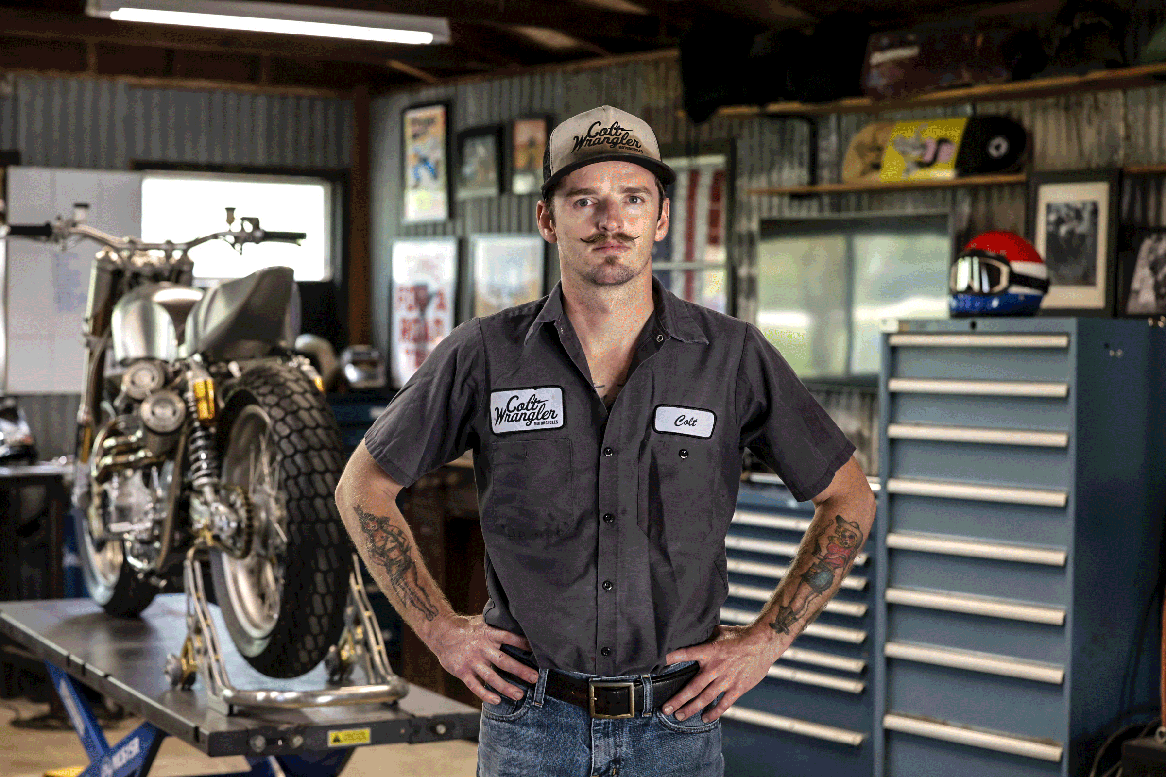 American Craftsman Campaign, Colt Wrangler Custom Motorcycles