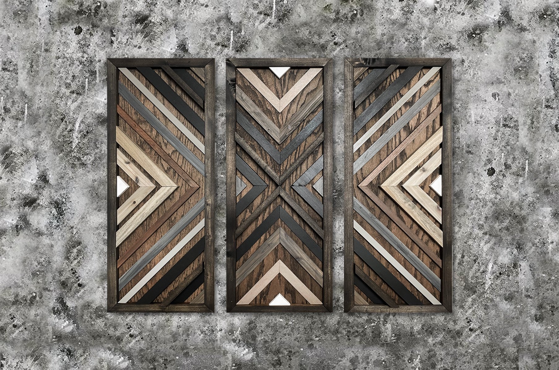 ombre wall hanging - wood