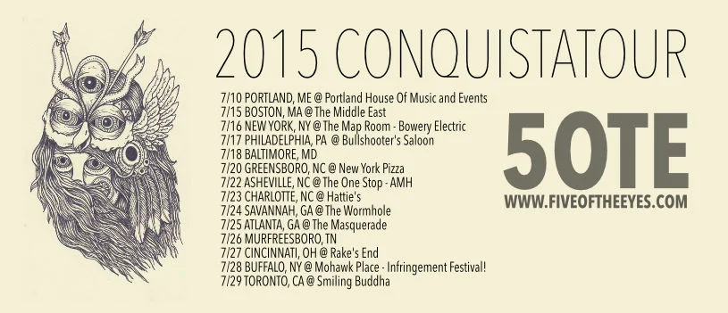 TOUR DATES RELEASED! 2015 CONQUISTATOUR