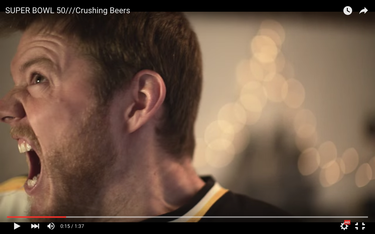 Super Bowl 50///Crushing Beers