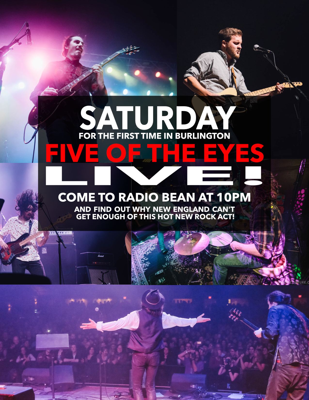 5OTE in Burlington Saturday Night!