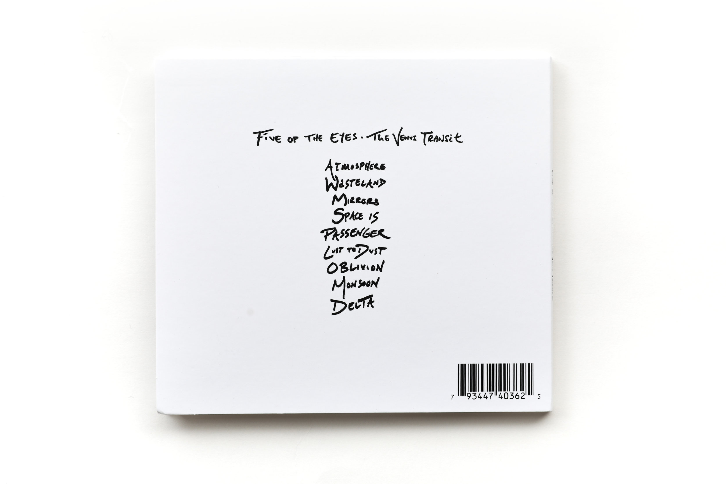 The Venus Transit CD Track List