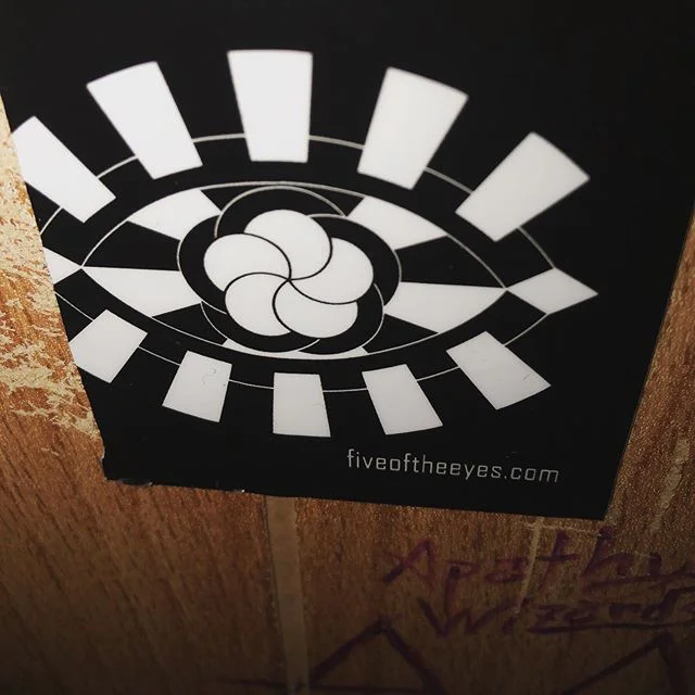 Old sticker sighting in Muncie, IN by our friends @addedcolor !
.
#tourlife #muncie #sticker #shred #prog #rock