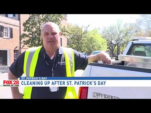 Savannah Sanitation works to keep Hostess City green long past St. Patrick's Day