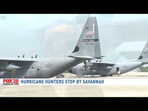 Hurricane Hunters stage in Savannah to monitor Maria