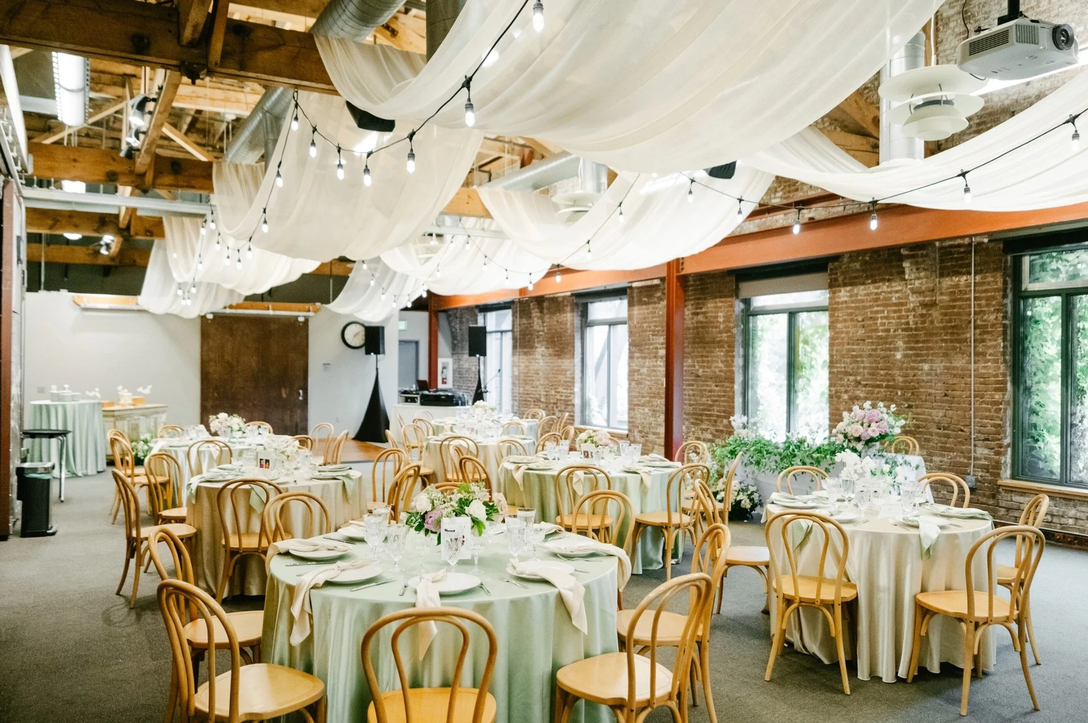 Planning &amp; Design: @yourperfectbridesmaid (Lead: Lexi Keri)
Ceremony and Reception Venue - @ecotrustevents 
Photographer - @aaroncourterphotography 
Florist - @rachaelmeader 
Catering &amp; Dessert - @elephantsdeli 
Cake - @banquettepdx 
DJ &amp;