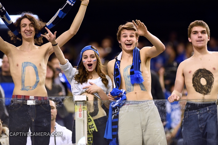   Montreal, Canada - April 29, 2015 : Dominic Oduro of Montreal impact had a supporter section of his own. 