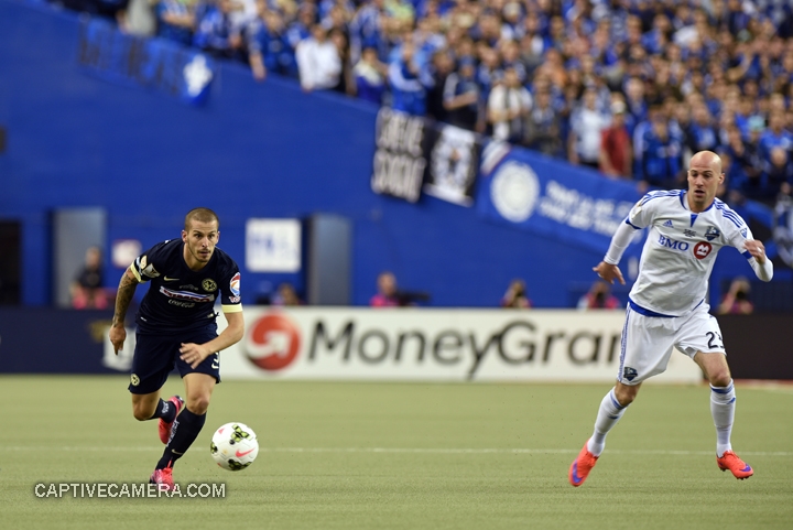    Montreal, Canada - April 29, 2015: Dario Benedetto #9 of Club America was very effective during the second half.    &nbsp;   