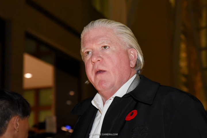  Nov. 9, 2015 (Toronto, ON) - NHL manager Brian Burke on the red carpet to the Hockey Hall of Fame induction ceremony at Brookfield Place, downtown Toronto. 