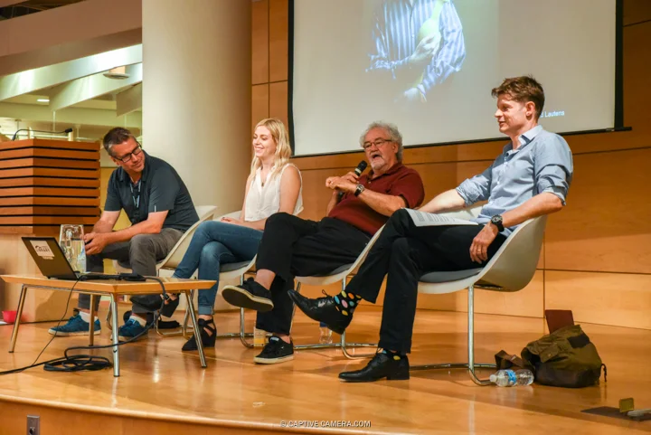 Toronto Star photographers at The Power of the Portrait panel at Toronto Reference Library Atrium on June 23, 2016. (Photo: Jaime Espinoza / Captive Camera)