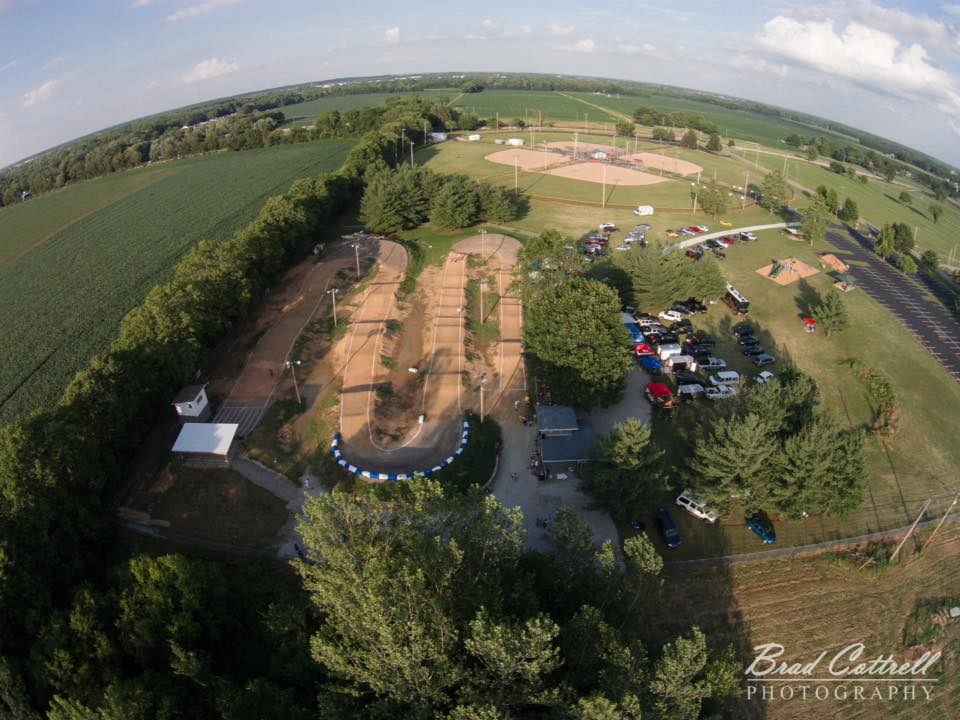 Columbus BMX from overhead - June 13, 2015.