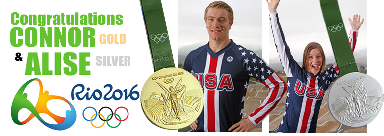 Connor Fields won gold and Alise Post won silver in BMX at the 2016 Rio Olympics