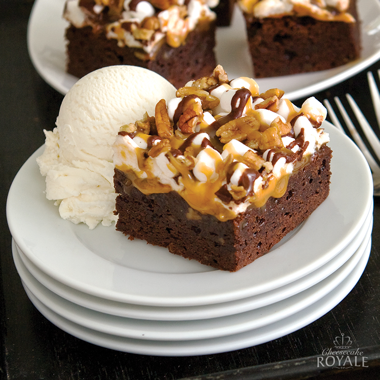 ROCKY ROAD BROWNIES