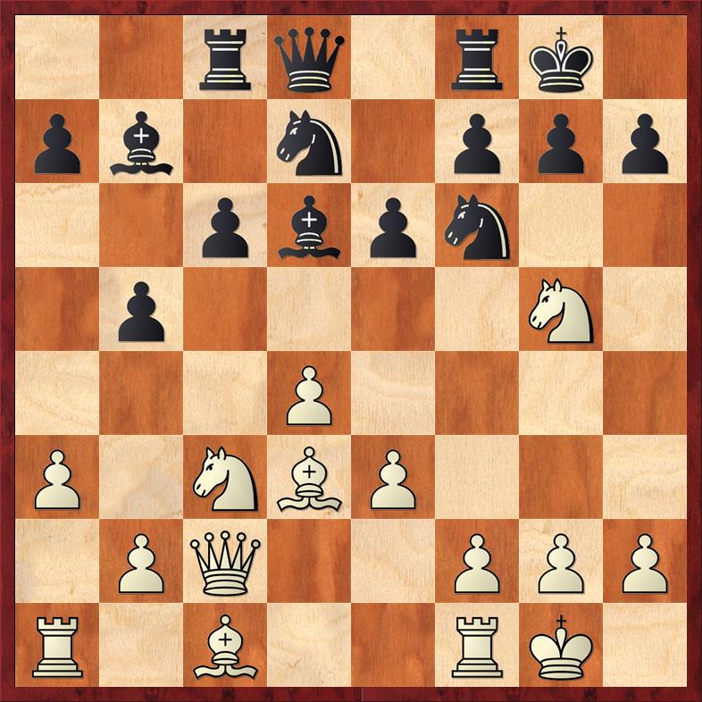 Position after 12. Ng5