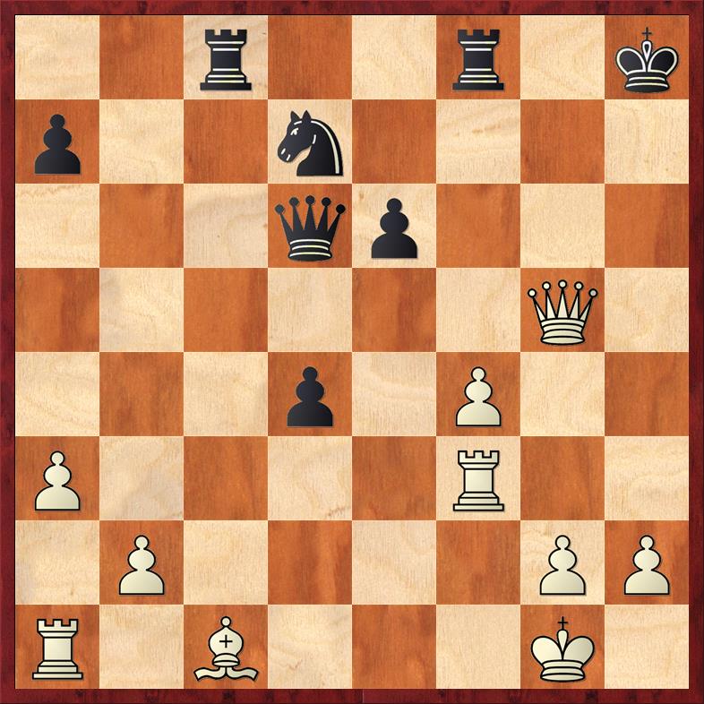 Position after sideline 22. Qxg5