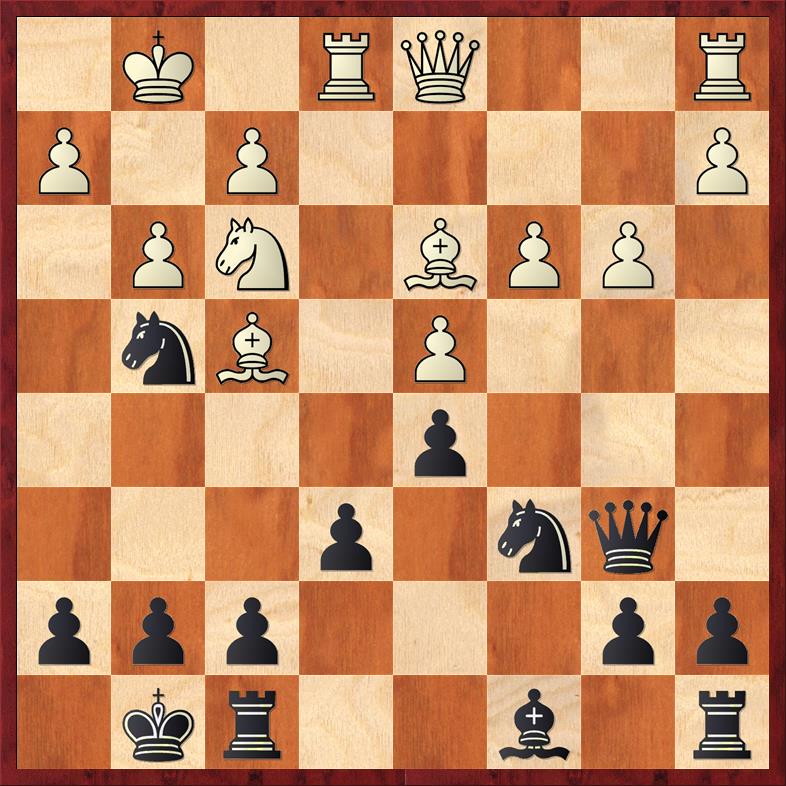 Position after 14. ... O-O