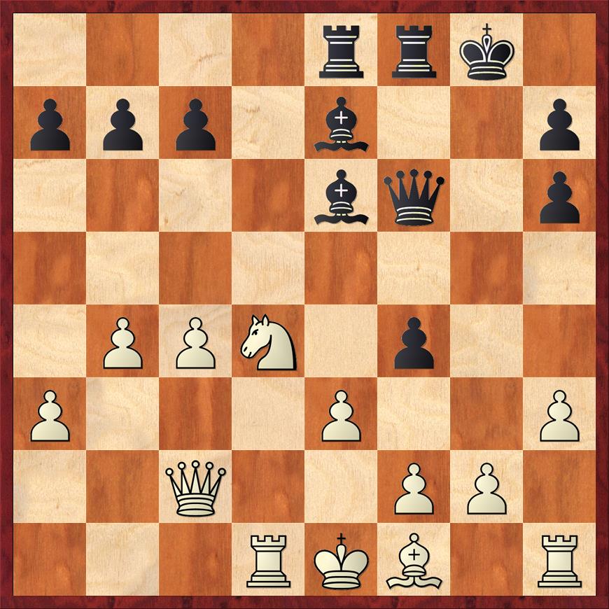 Position after 17. ... f4