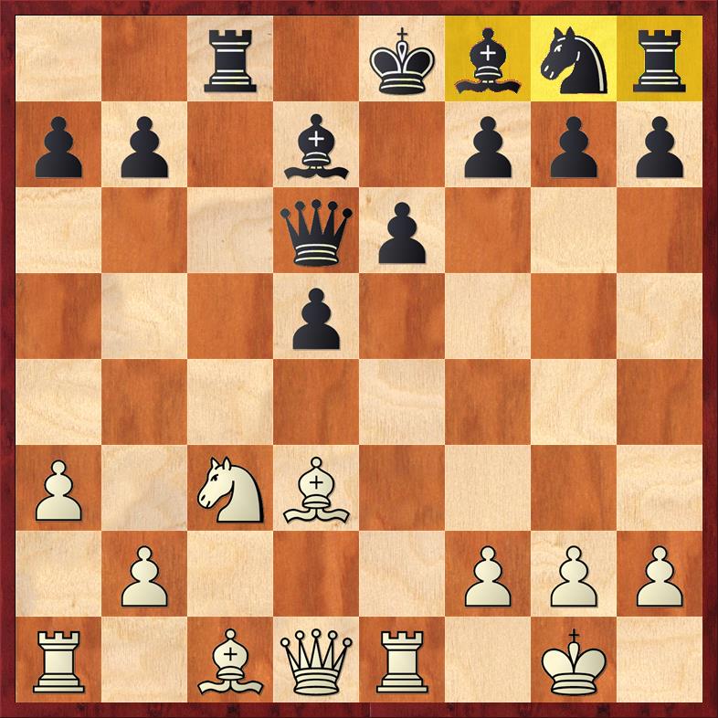 Position after sideline 12. ... Qd6
