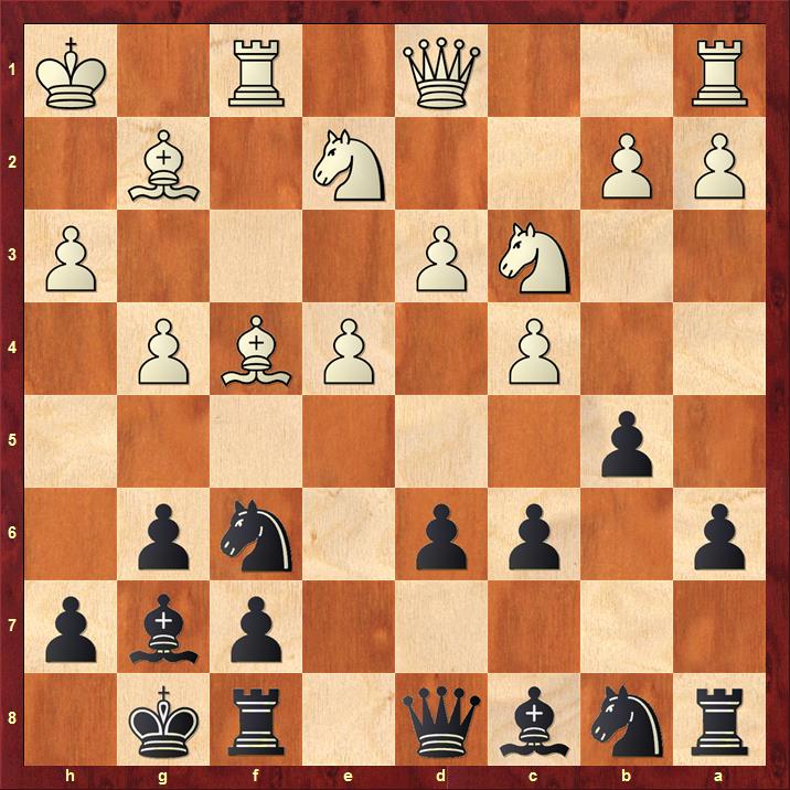 Position after sideline 13.Bxf4