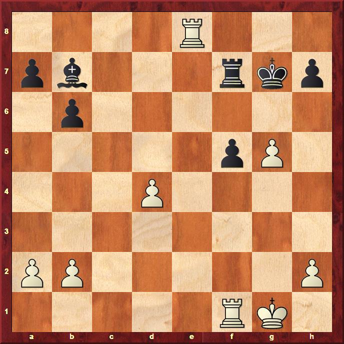 Position after sideline 32...Kg7