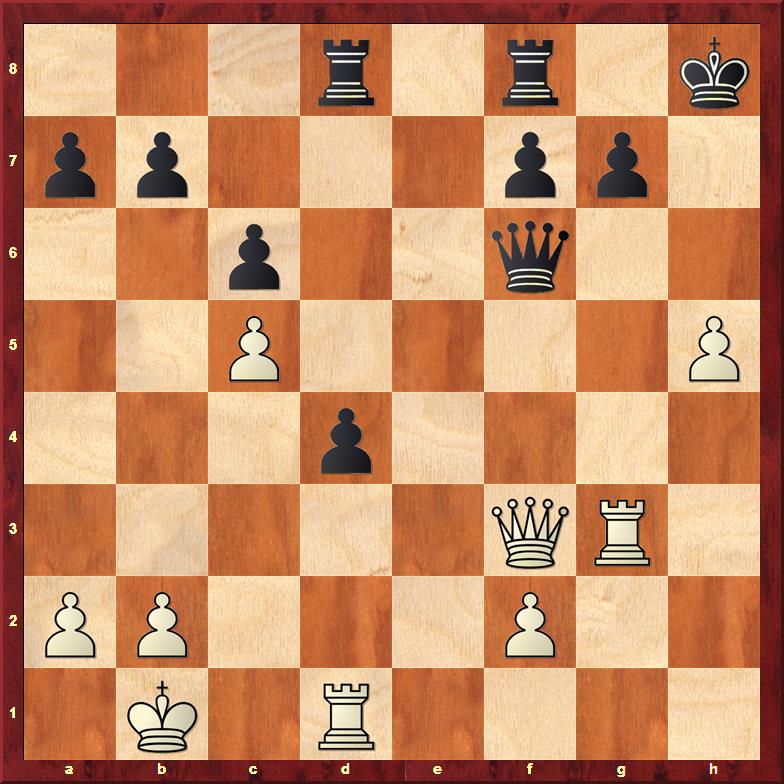 Position after 30...Qf6