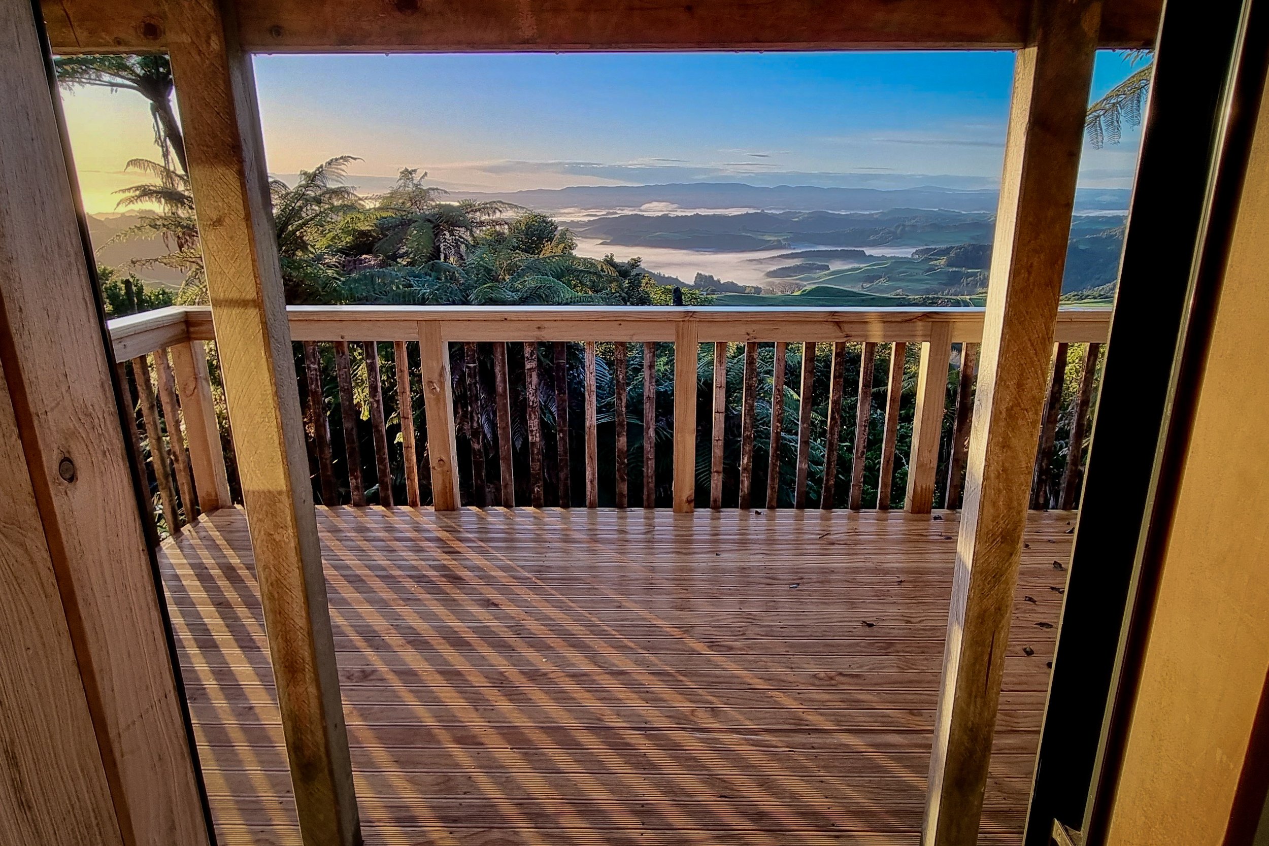 Te Tiro cottage mountain view from the front door!