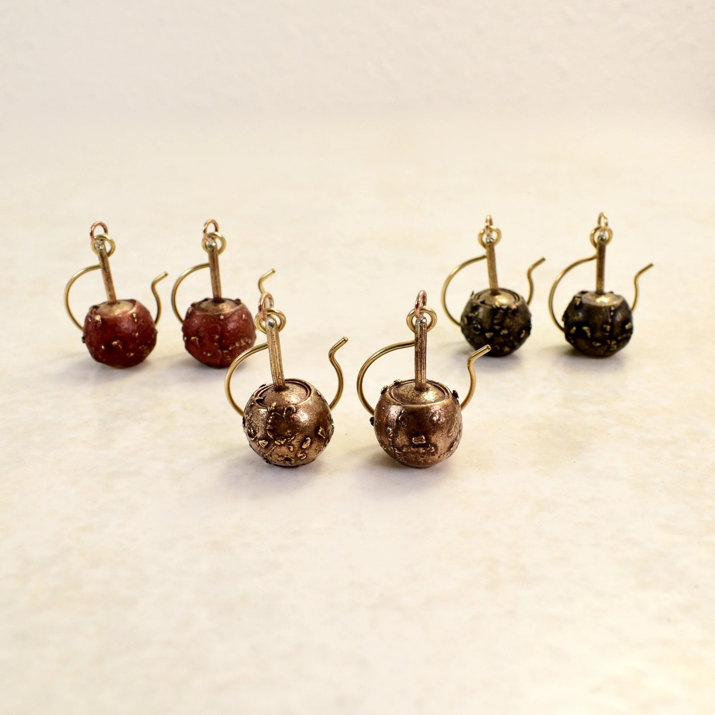 Candy Apple Earrings