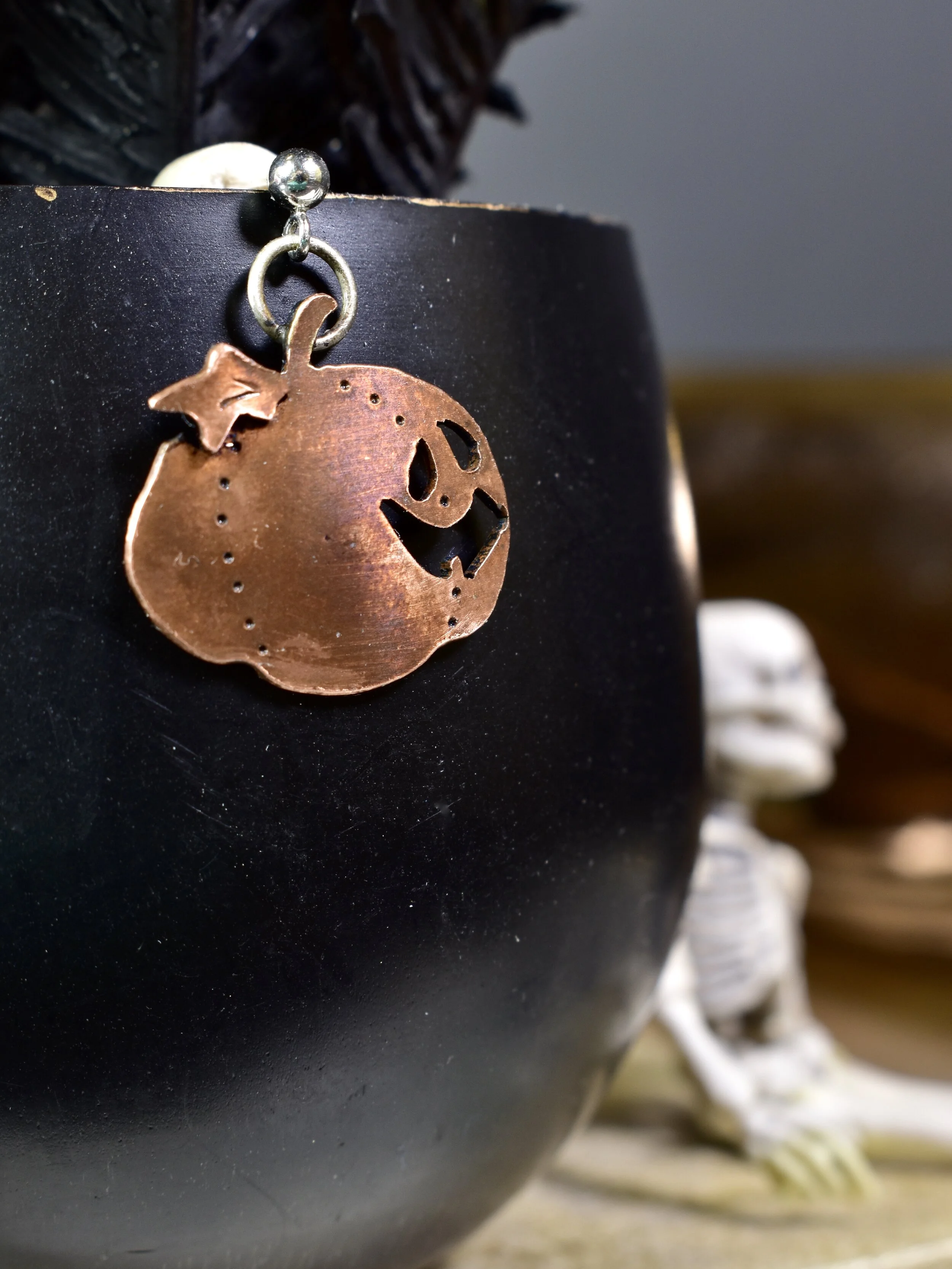Jack-O'-Lantern Earrings