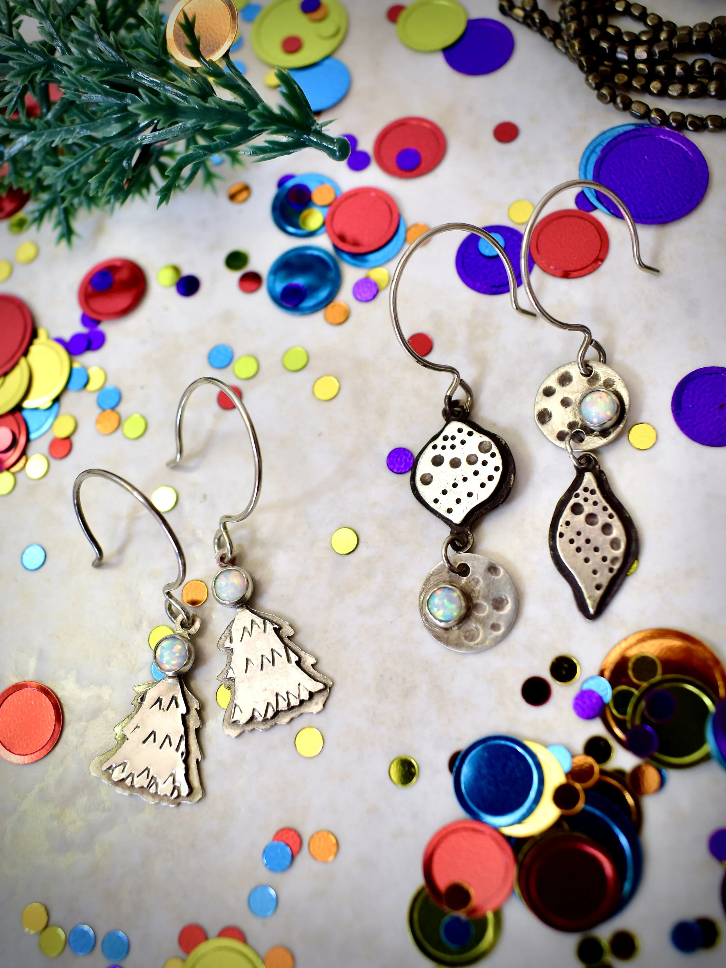 Holly Jolly Tree Earrings