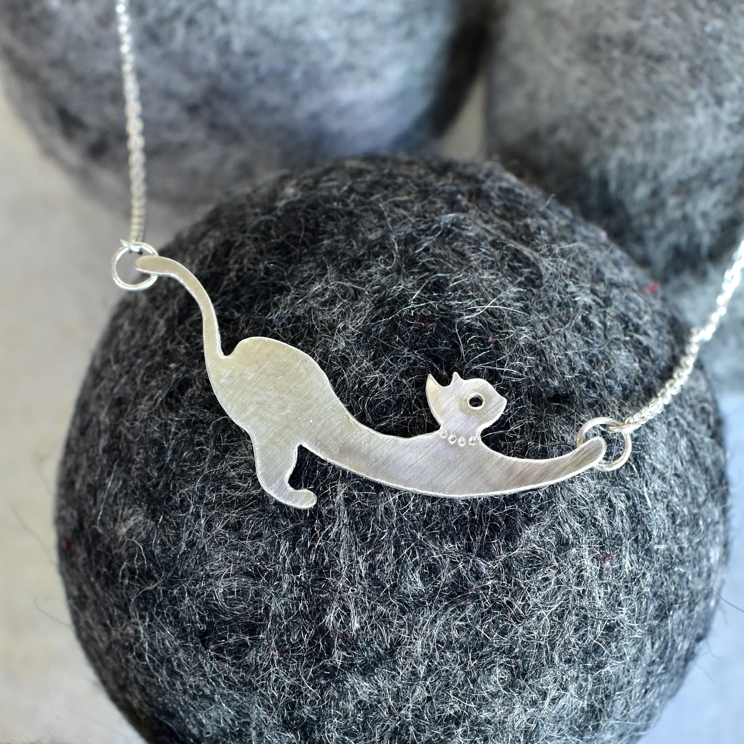 Cats are Liquid Freeform Necklace- Naomi