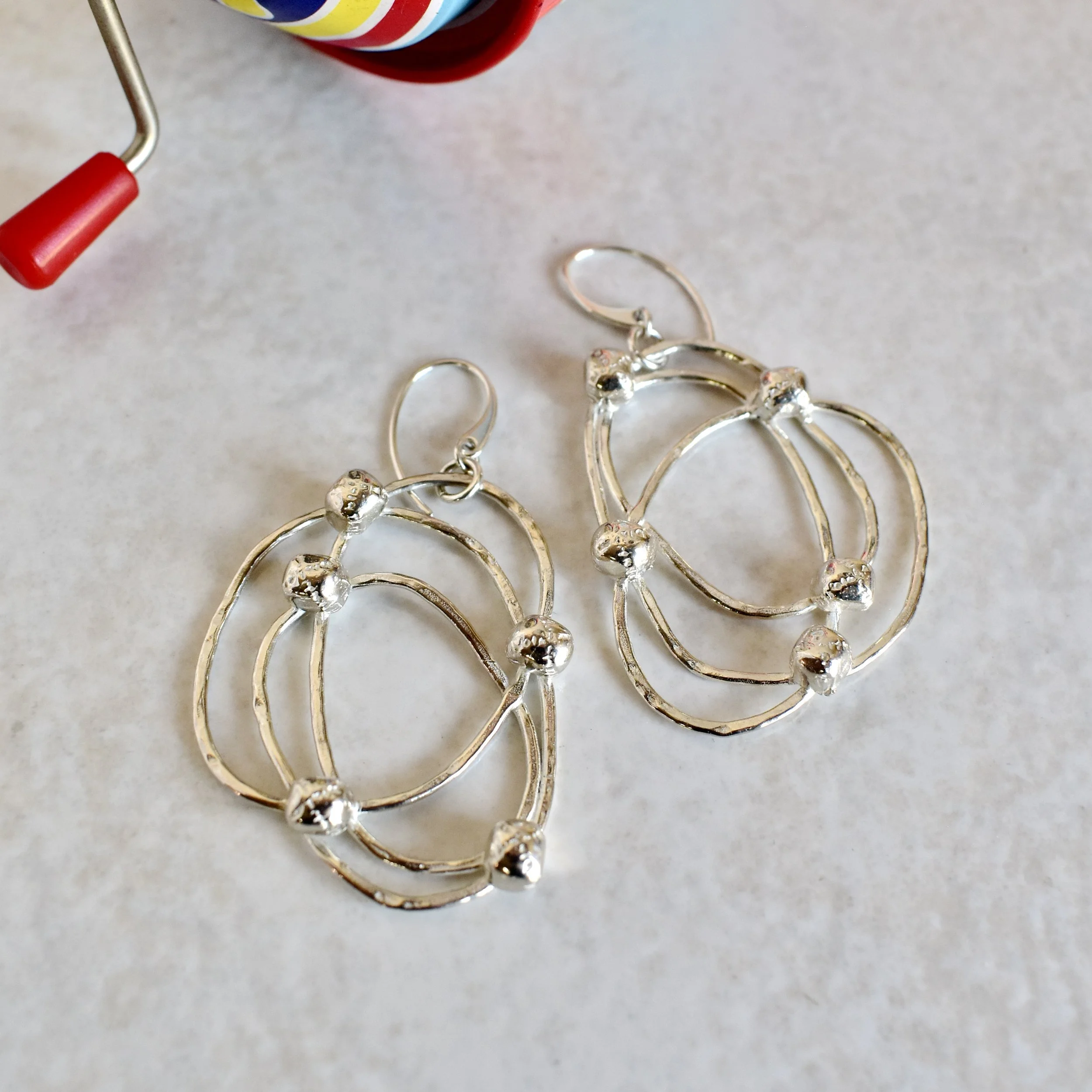 The Juggler Earrings- Sterling Silver