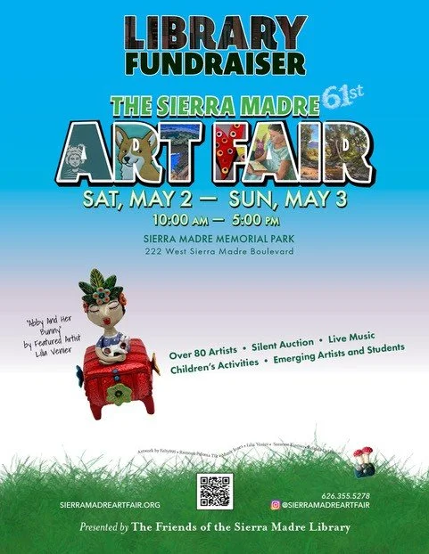 Library Fundraiser, Sierra Madre Art Fair