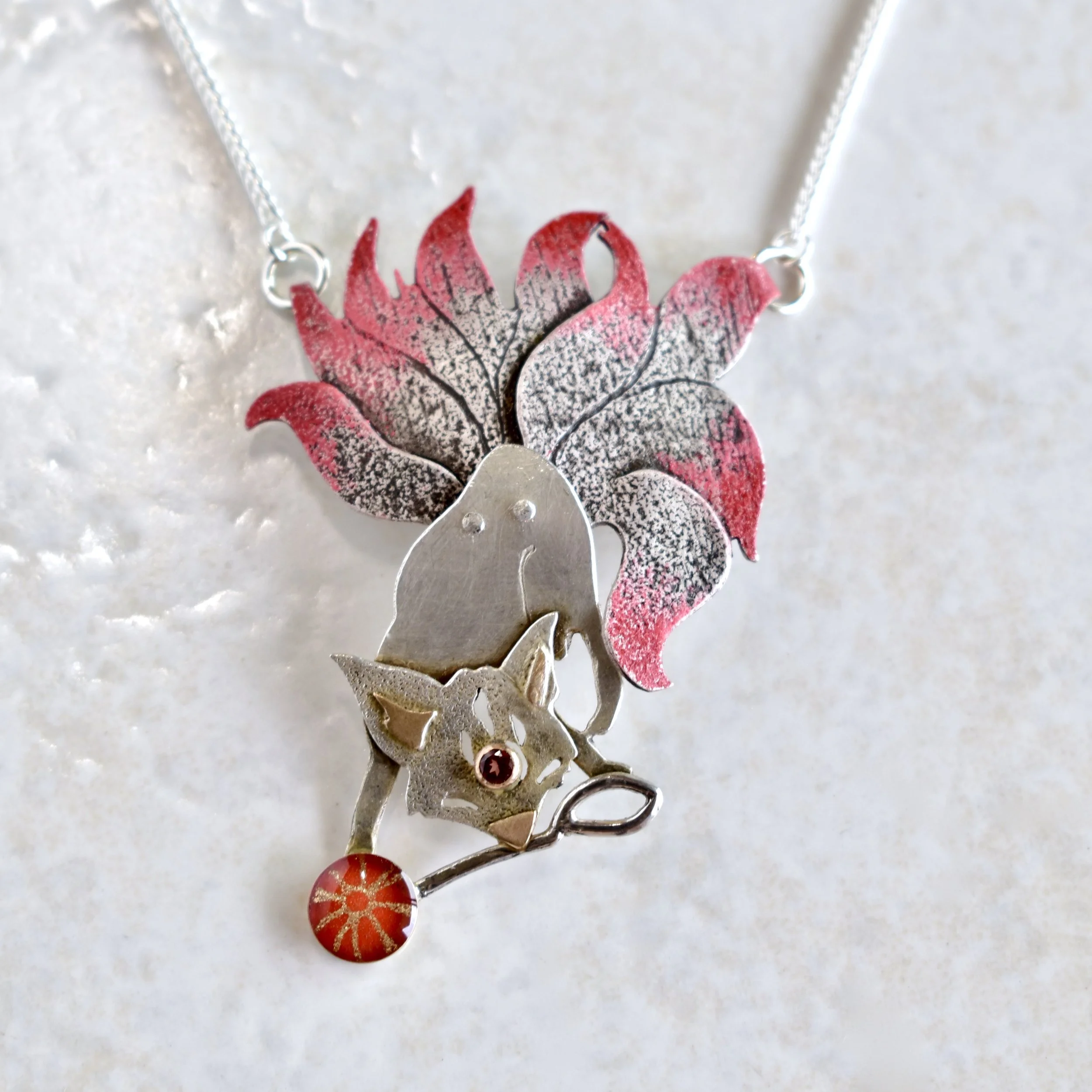 9-tailed Fox Necklace