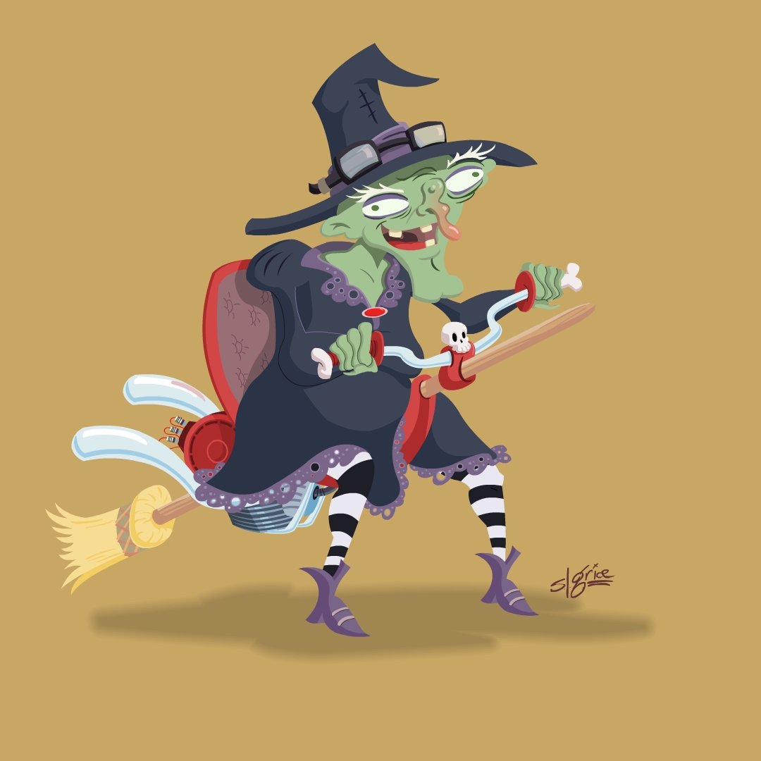 Witch Book Character Concept